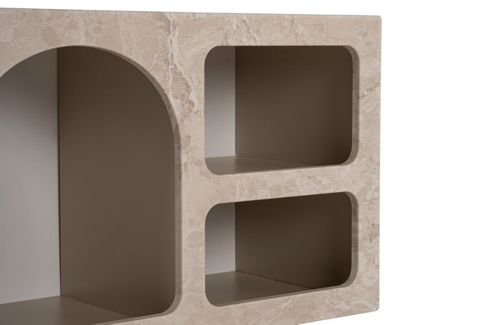 Hanah Home Consola Ferlis Travertino